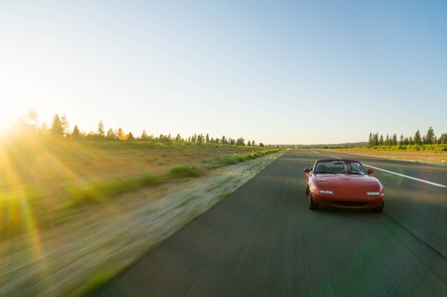 Sports Car Convertible Small Mx5 Car Mazda driving school den haag